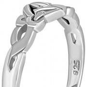 Celtic Trinity Knot Silver Ring, rp685